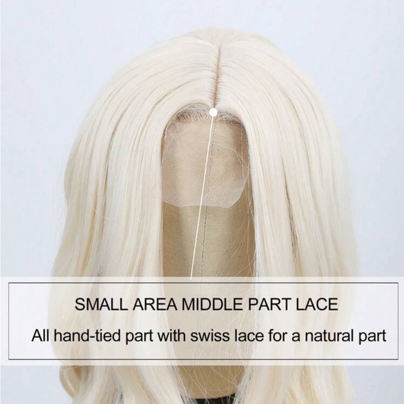 Synthetic Heat Resistant U Part Wigs Long Brown Mixed Blonde Loose Wavy Wig - Picture 3 of 6